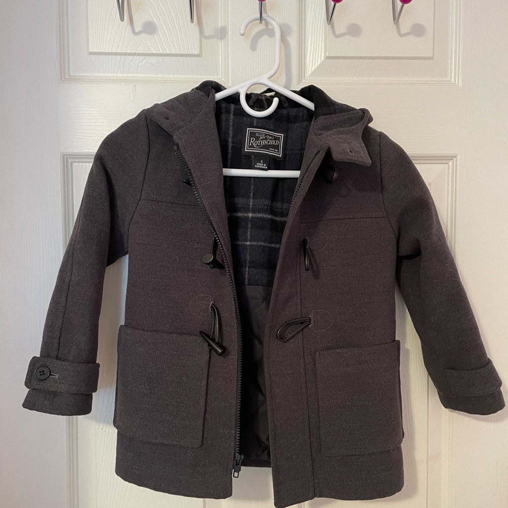 Boys Sz5 Rothschild pea coat